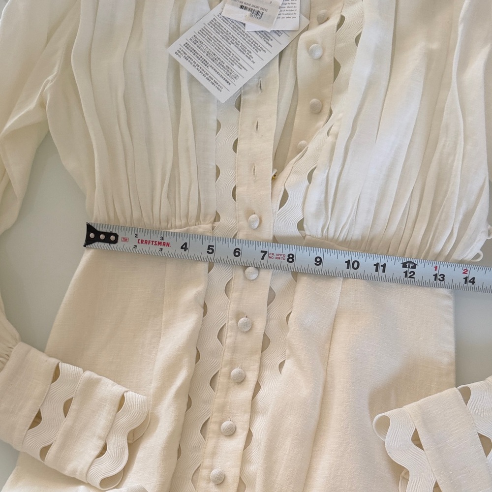 Zimmermann Ninty six wave short dress - Picture 10 of 16